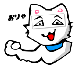 Masquerade Montage Cat sticker #3889463