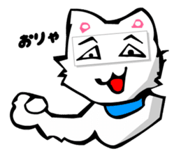 Masquerade Montage Cat sticker #3889463