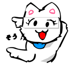 Masquerade Montage Cat sticker #3889466