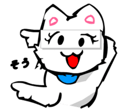 Masquerade Montage Cat sticker #3889466