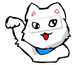 Masquerade Montage Cat sticker #3889471