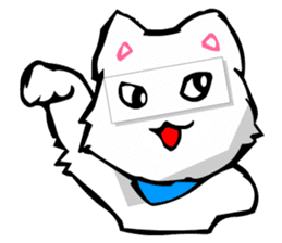 Masquerade Montage Cat sticker #3889471