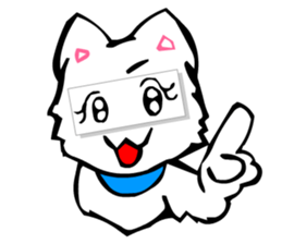 Masquerade Montage Cat sticker #3889472