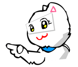 Masquerade Montage Cat sticker #3889478