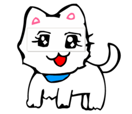 Masquerade Montage Cat sticker #3889480