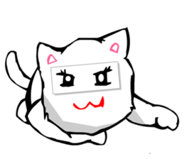 Masquerade Montage Cat sticker #3889483