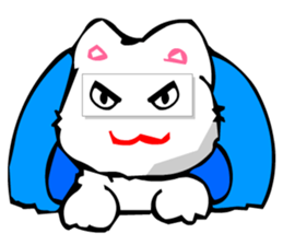 Masquerade Montage Cat sticker #3889486