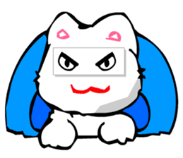 Masquerade Montage Cat sticker #3889486