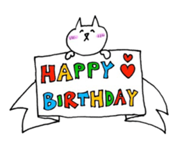 Cute cat loose stamp sticker #3889817