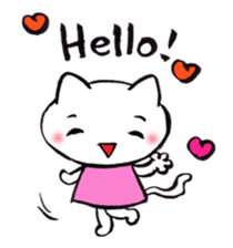 Lovely Cat & Bunny sticker #3890208