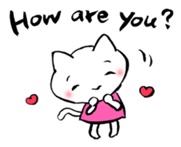 Lovely Cat & Bunny sticker #3890209