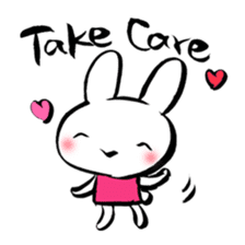 Lovely Cat & Bunny sticker #3890215