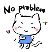 Lovely Cat & Bunny sticker #3890222