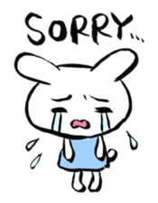 Lovely Cat & Bunny sticker #3890223