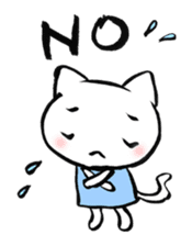 Lovely Cat & Bunny sticker #3890224