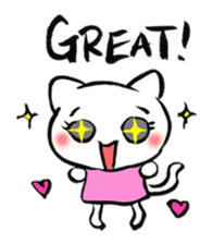 Lovely Cat & Bunny sticker #3890232