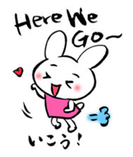 Lovely Cat & Bunny sticker #3890237