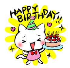 Lovely Cat & Bunny sticker #3890240