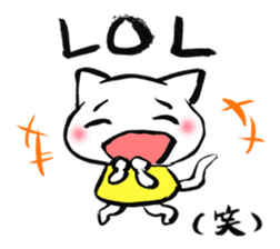 Lovely Cat & Bunny sticker #3890241