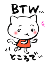 Lovely Cat & Bunny sticker #3890246