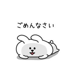 Support of rabbit sticker #3890292