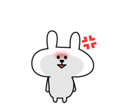 Support of rabbit sticker #3890301