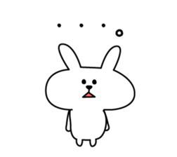 Support of rabbit sticker #3890306