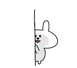 Support of rabbit sticker #3890322