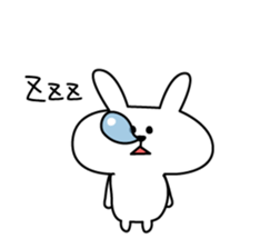 Support of rabbit sticker #3890324