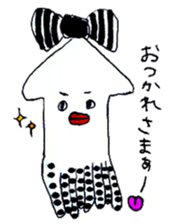 pretty squid sticker #3890489