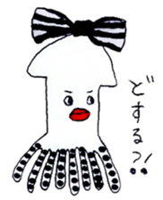 pretty squid sticker #3890491