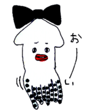 pretty squid sticker #3890504