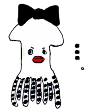 pretty squid sticker #3890508