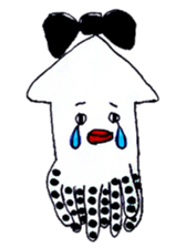 pretty squid sticker #3890516