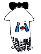 pretty squid sticker #3890517