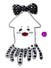 pretty squid sticker #3890520