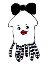 pretty squid sticker #3890523