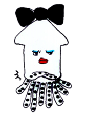 pretty squid sticker #3890524