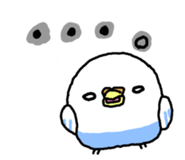 Circular Bird in Japanese sticker #3891115