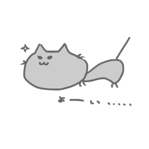 cat in here sticker #3891860