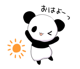 Small panda sticker #3892687