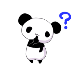 Small panda sticker #3892695