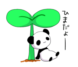 Small panda sticker #3892718