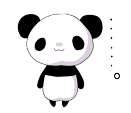 Small panda sticker #3892725