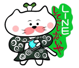 Samurai Matsukichi of the Yonago dialect sticker #3893499