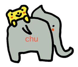 kiss bear sticker #3894133