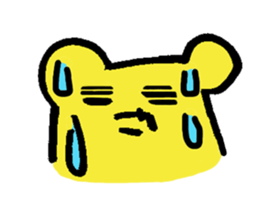 kiss bear sticker #3894148