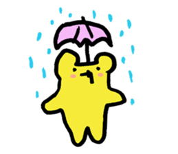 kiss bear sticker #3894156