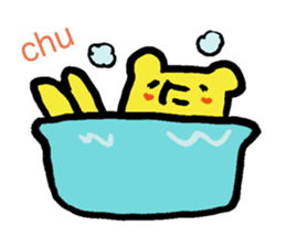 kiss bear sticker #3894163