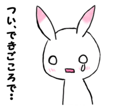 apologizes rabbit sticker #3894631